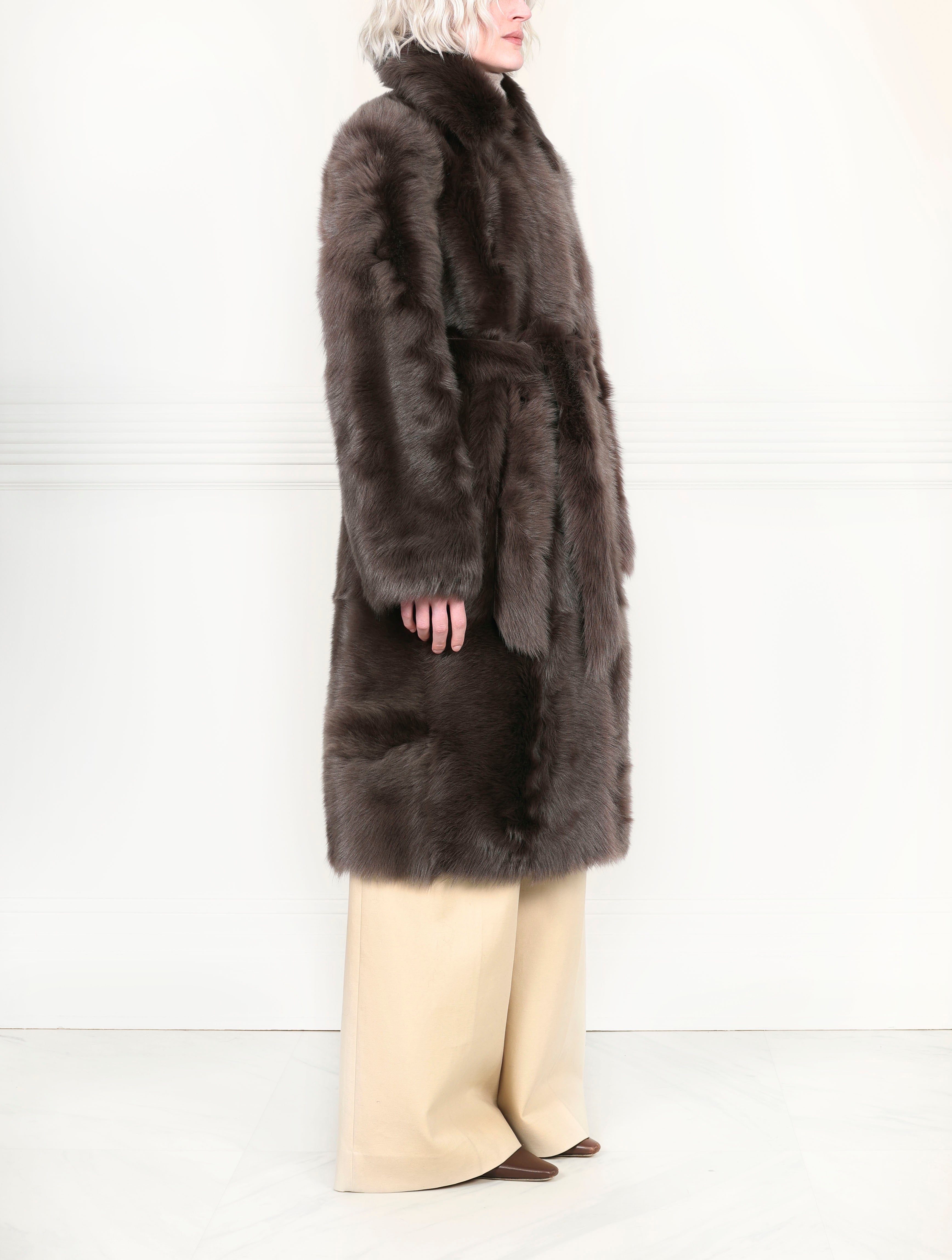 The Elizabeth  Toscana Shearling Coat