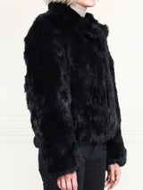 The Estelle Fur Jacket in Upcycled Rabbit