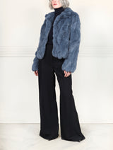 The Estelle Fur Jacket in Upcycled Rabbit
