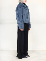 The Estelle Fur Jacket in Upcycled Rabbit