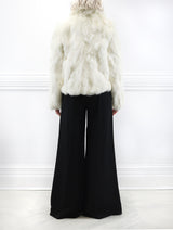 The Estelle Fur Jacket in Upcycled Rabbit