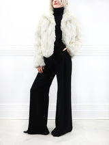 The Estelle Fur Jacket in Upcycled Rabbit