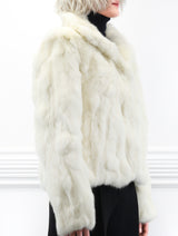 The Estelle Fur Jacket in Upcycled Rabbit