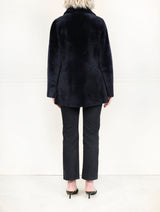 The Mimi Shearling Peacoat