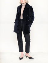 The Mimi Shearling Peacoat