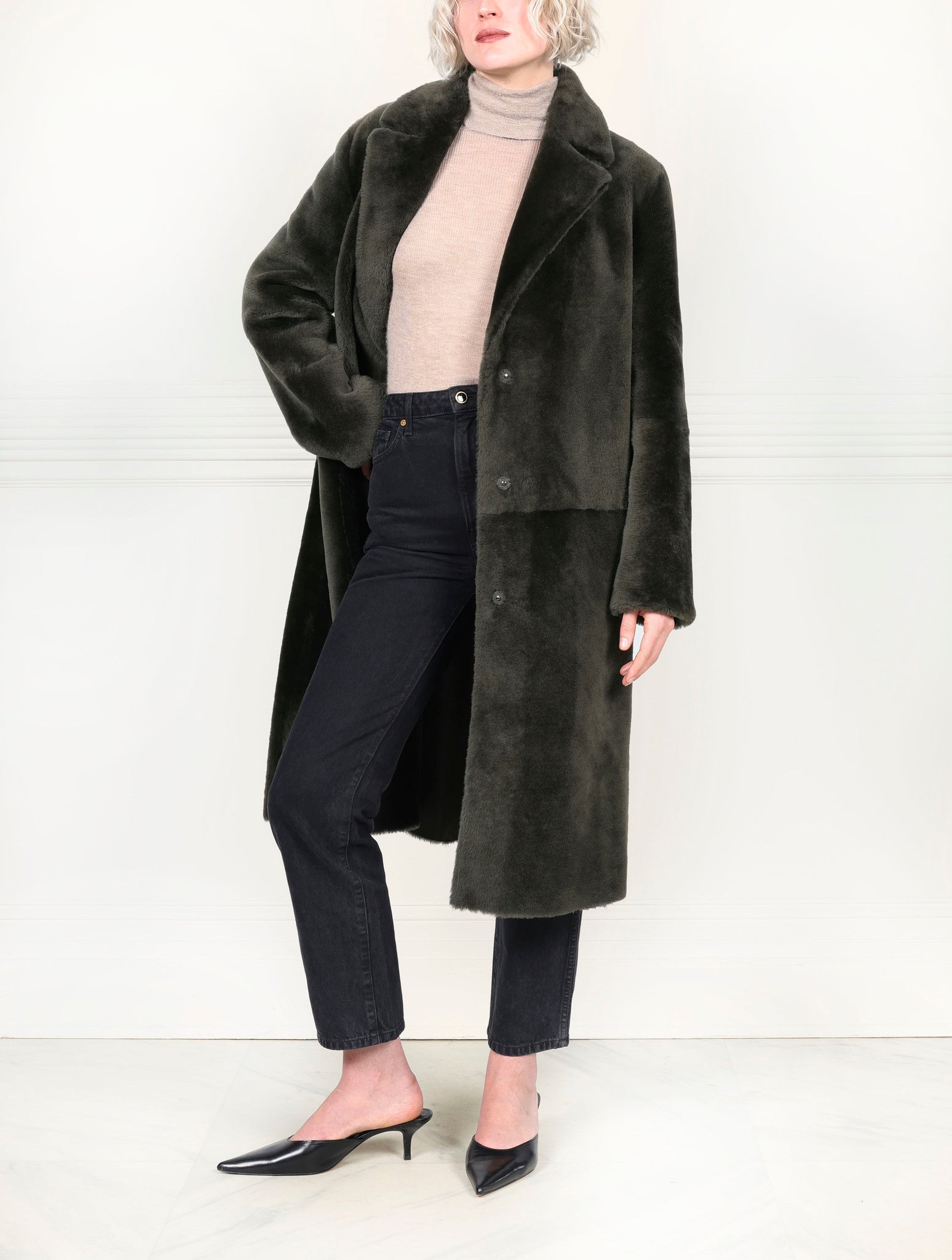 The Markella Shearling Coat