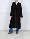 The Nico Plucked Mink Fur Coat