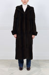 The Nico Plucked Mink Fur Coat