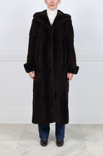 The Nico Plucked Mink Fur Coat