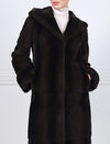 The Nico Plucked Mink Fur Coat