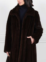 Mahogany Mink Fur Coat