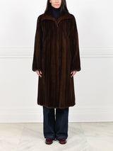 Mahogany Mink Fur Coat