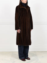 Mahogany Mink Fur Coat