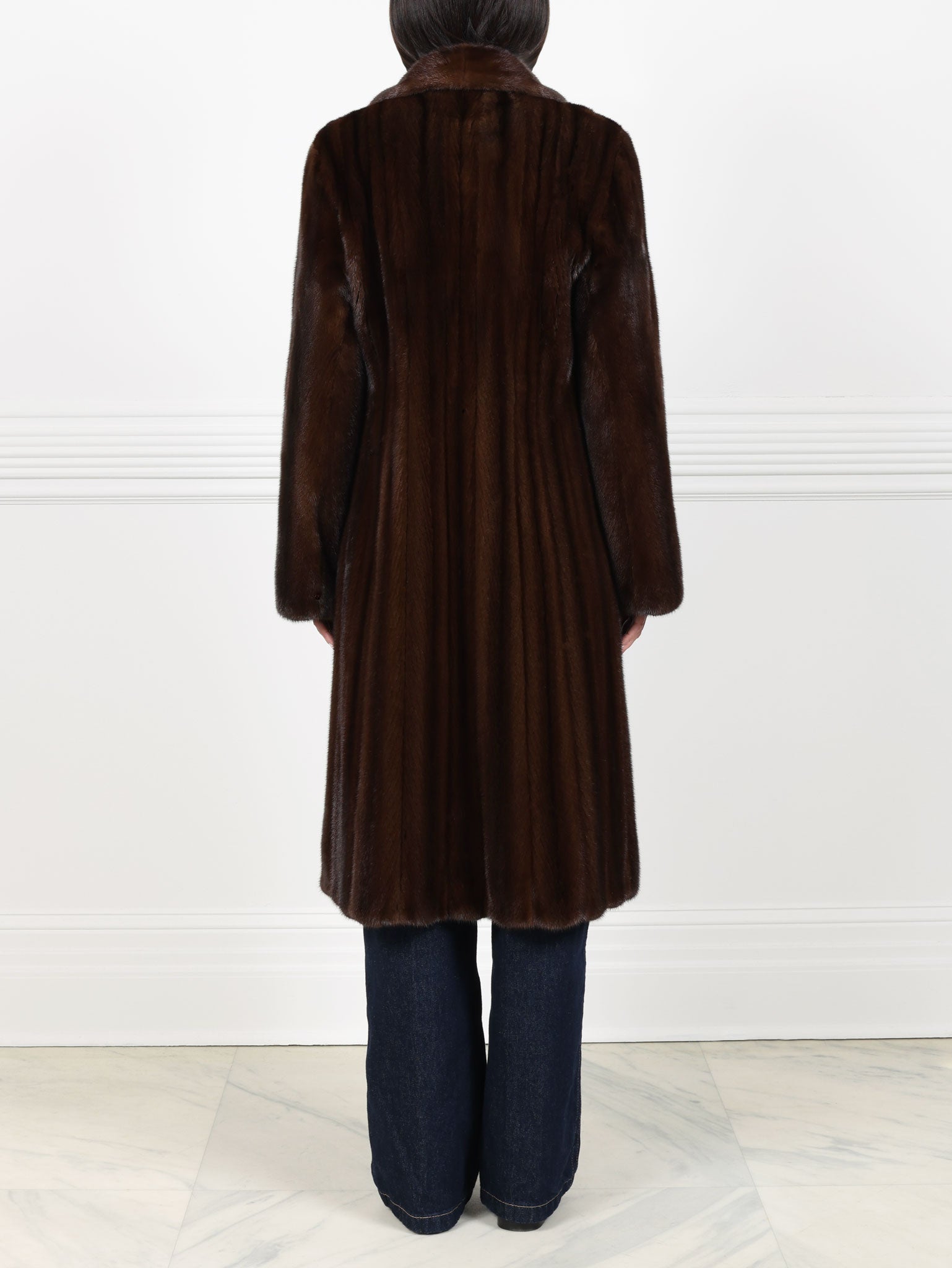 Mahogany Mink Fur Coat