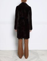 The Ariana Sheared Mink Fur Coat