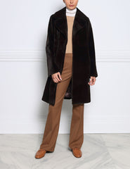 The Ariana Sheared Mink Fur Coat
