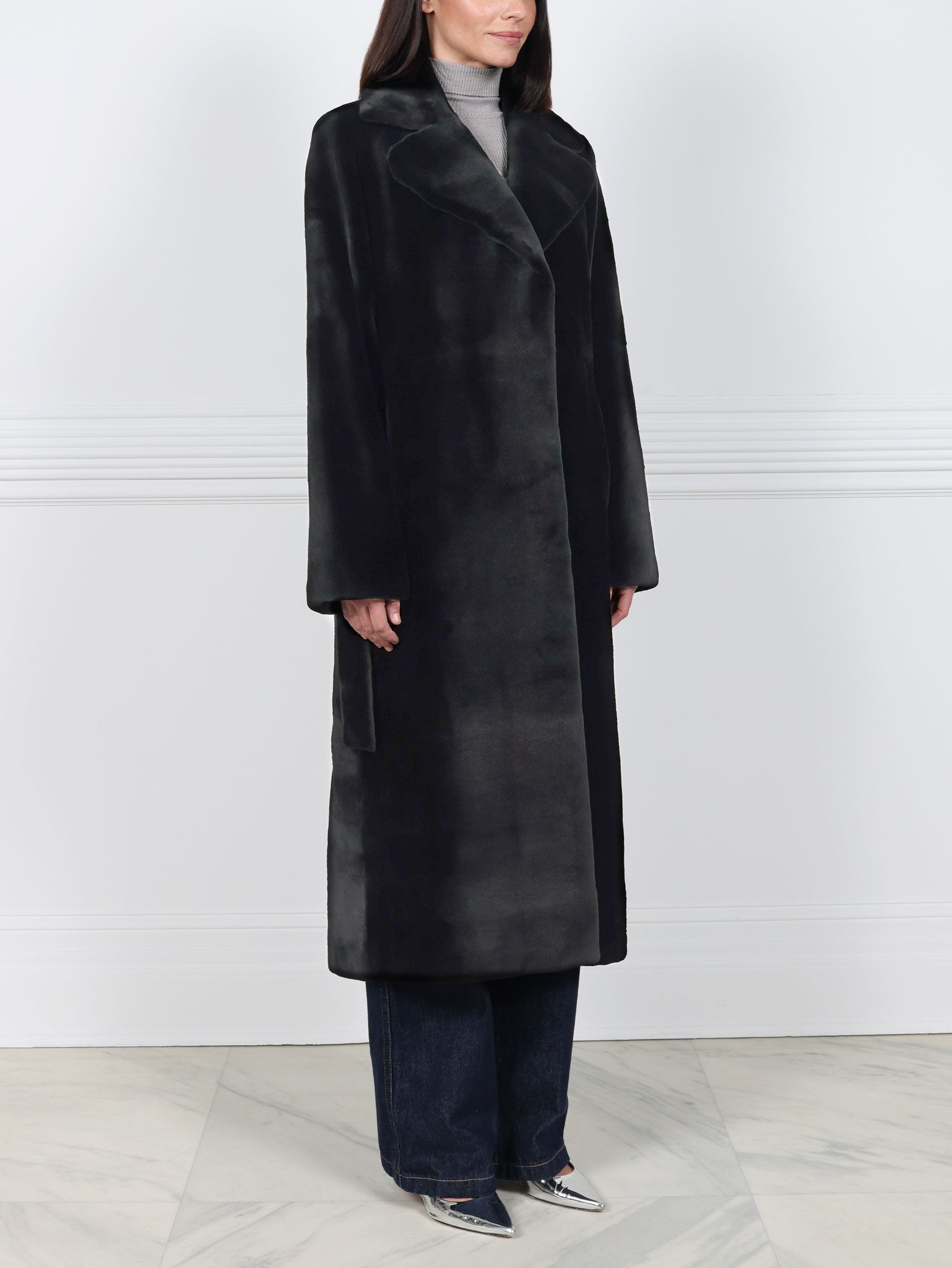 The Kira Sheared Mink Coat