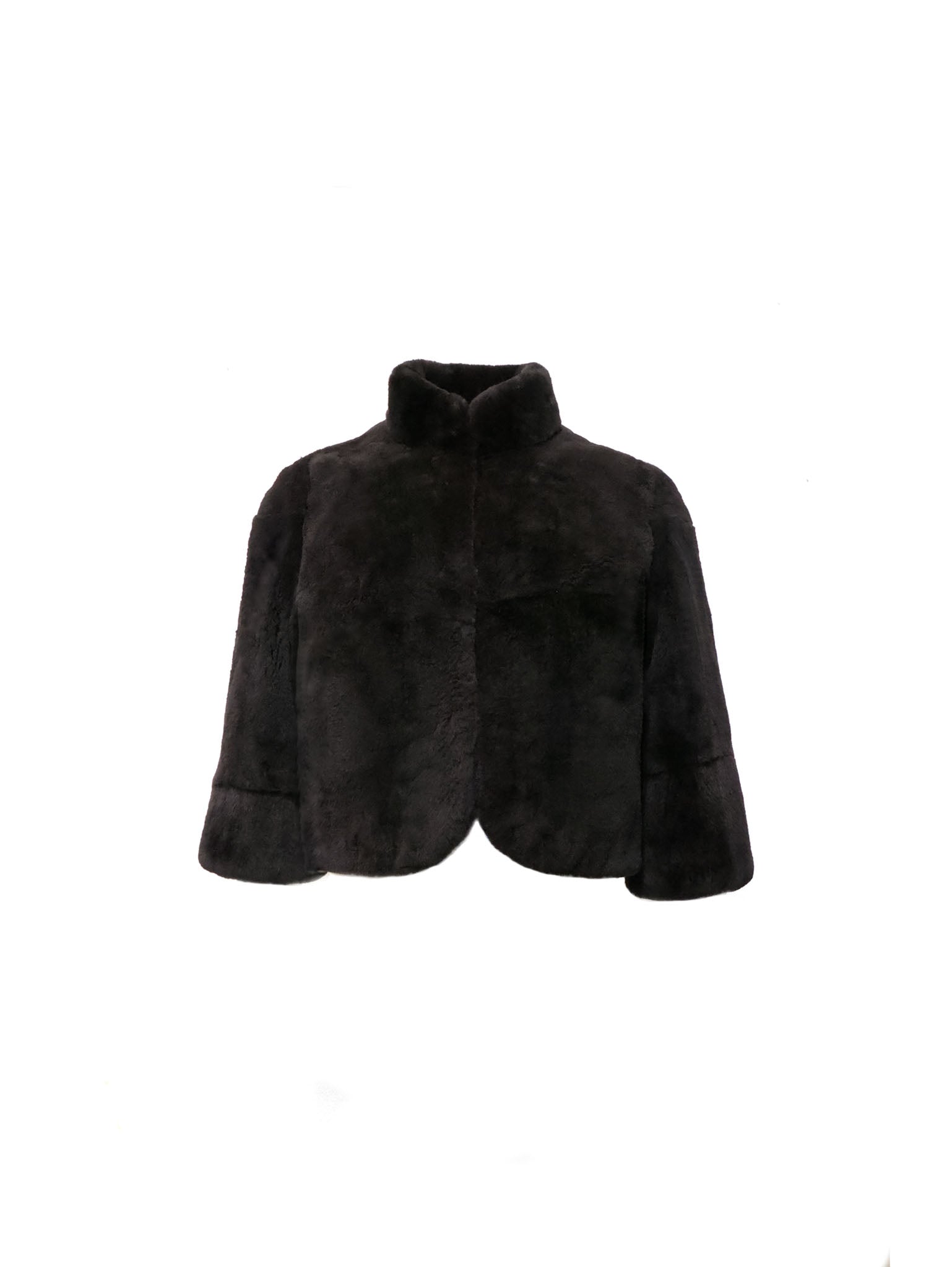 The Alora Plucked Nutria Fur Jacket