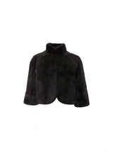 The Alora Plucked Nutria Fur Jacket
