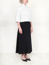 The Alora Jacket in White Ermine
