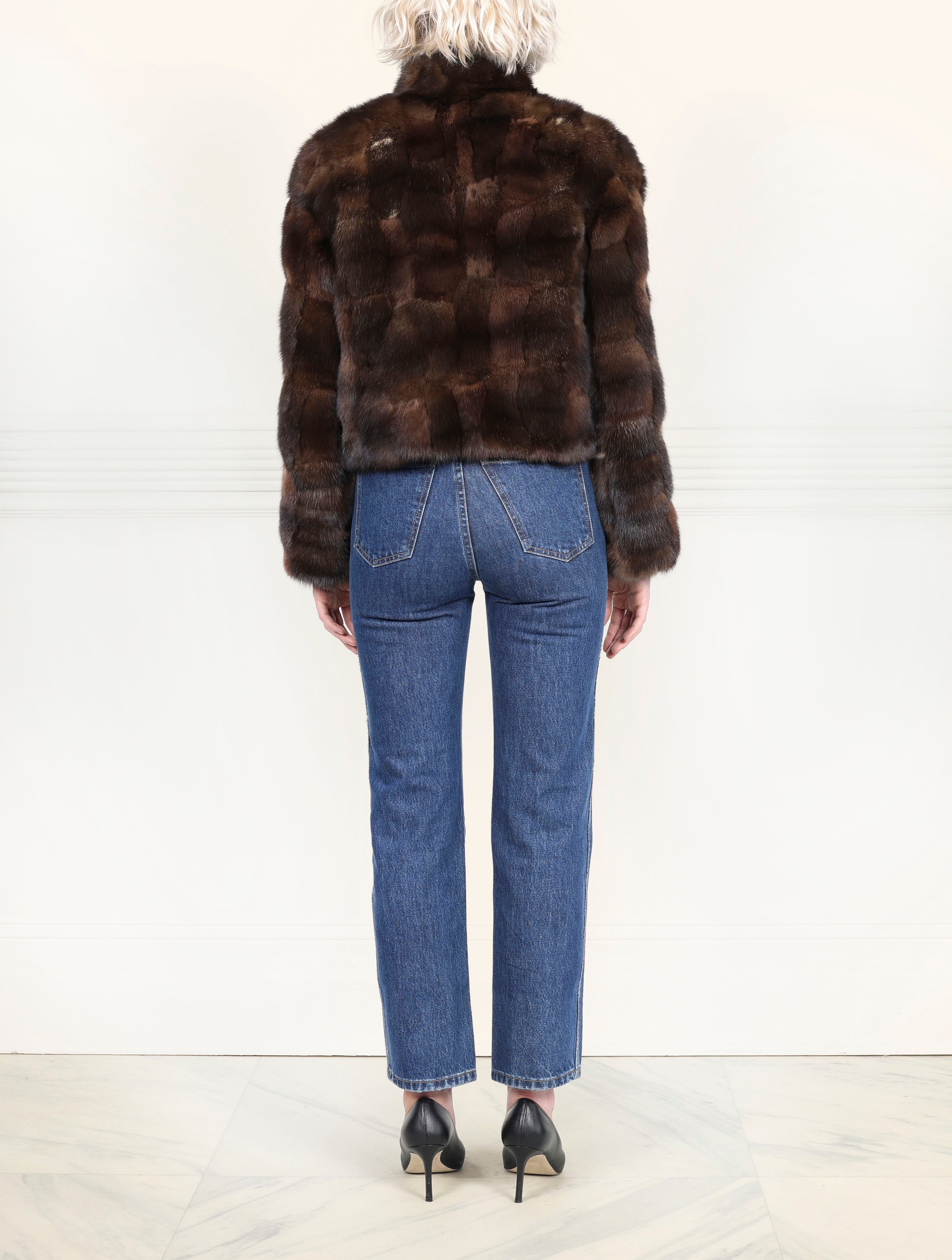 The Alora Upcycled Sable Jacket in Multiple Colors