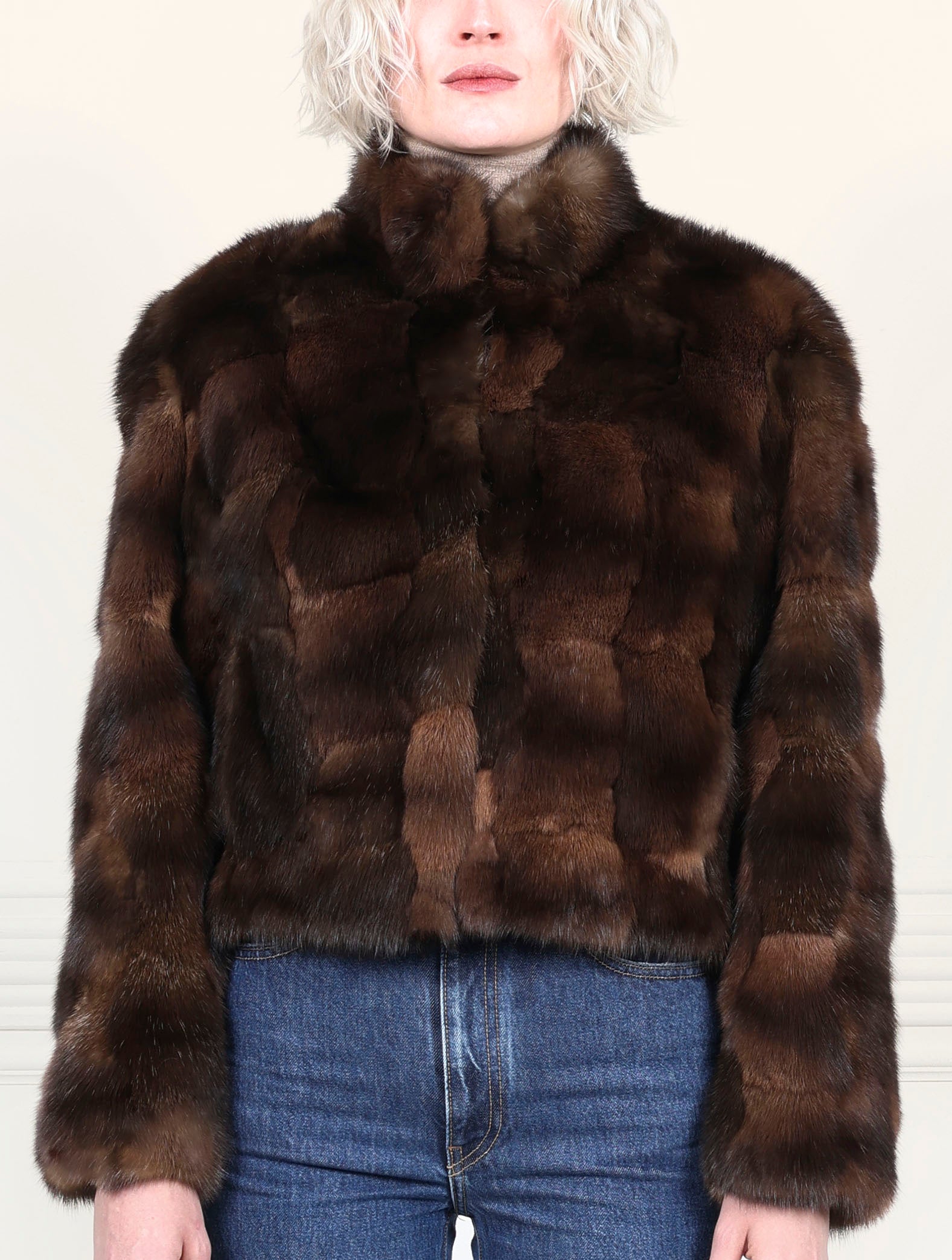 The Alora Upcycled Sable Jacket in Multiple Colors