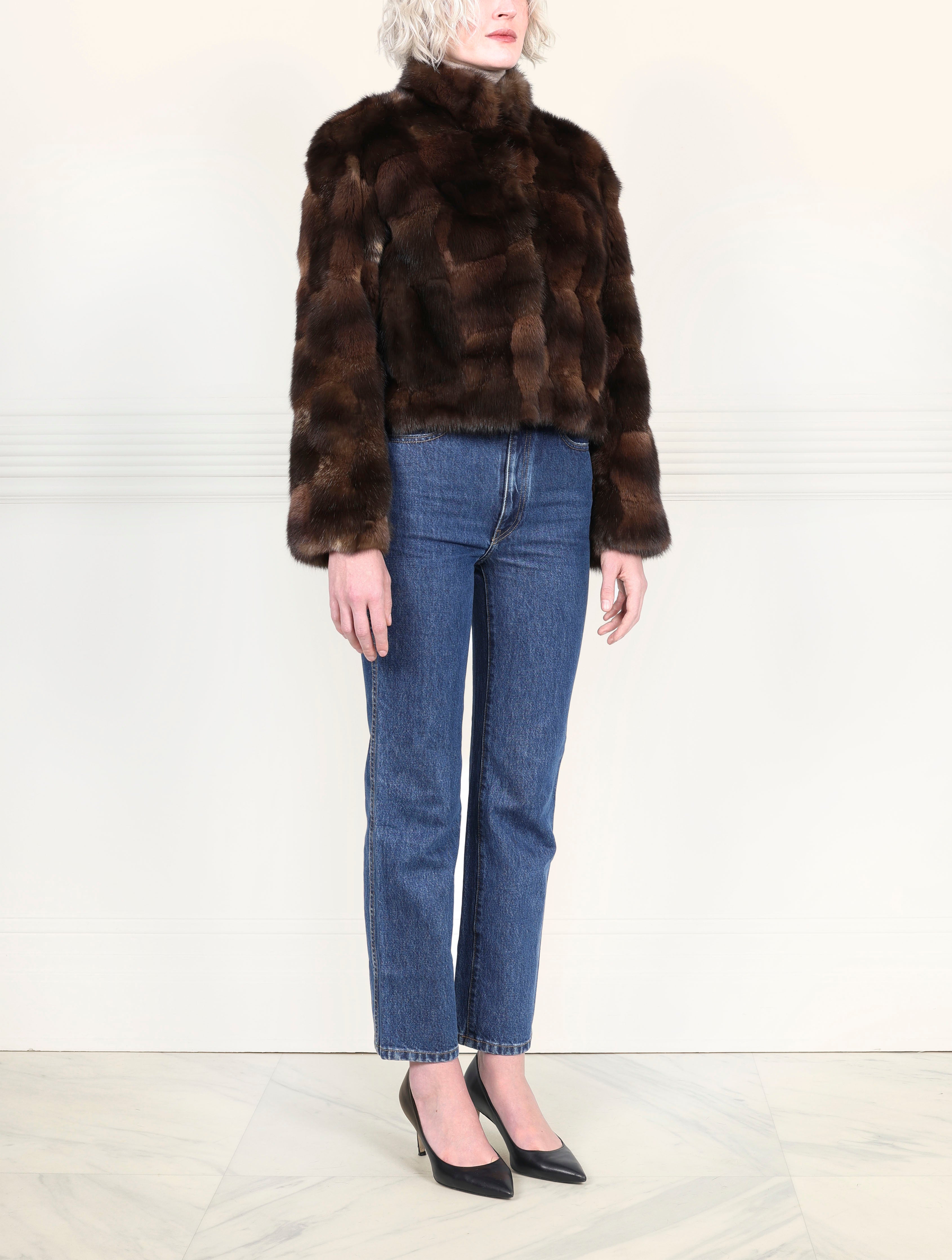 The Alora Upcycled Sable Jacket in Multiple Colors