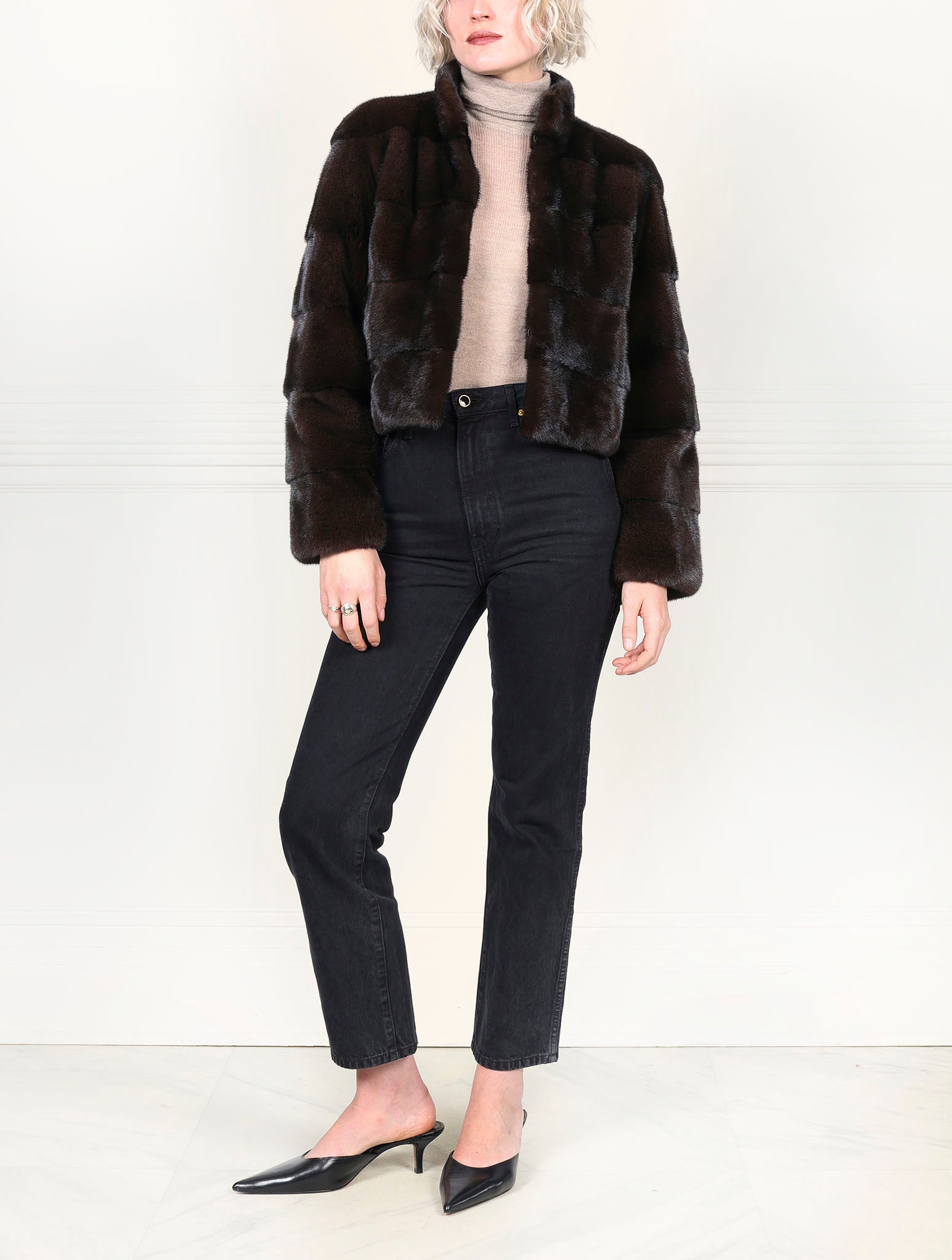 The Rachel Mink Fur Jacket