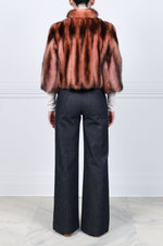 Cropped Fitch Fur Jacket