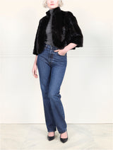 The Alora Upcycled Mink Fur Jacket
