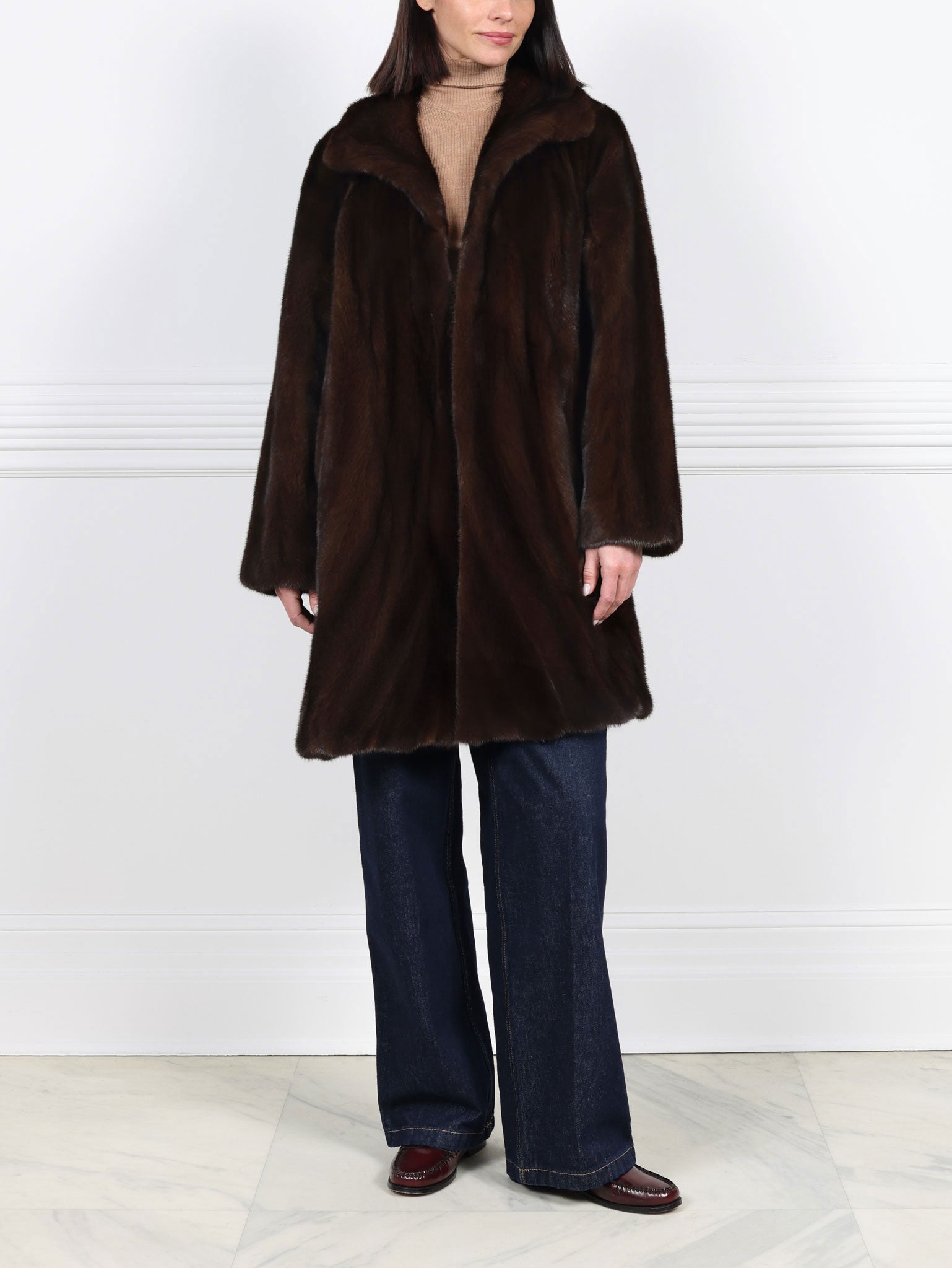 The Lena Mink Fur Coat