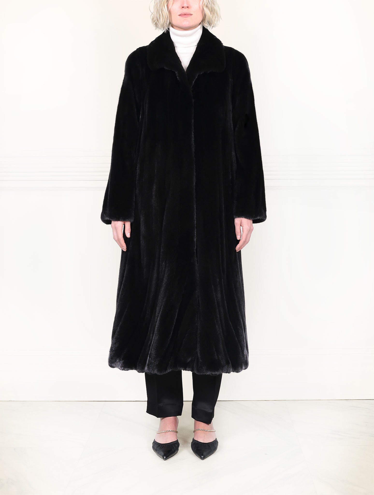 The Swirl Mink Fur Coat