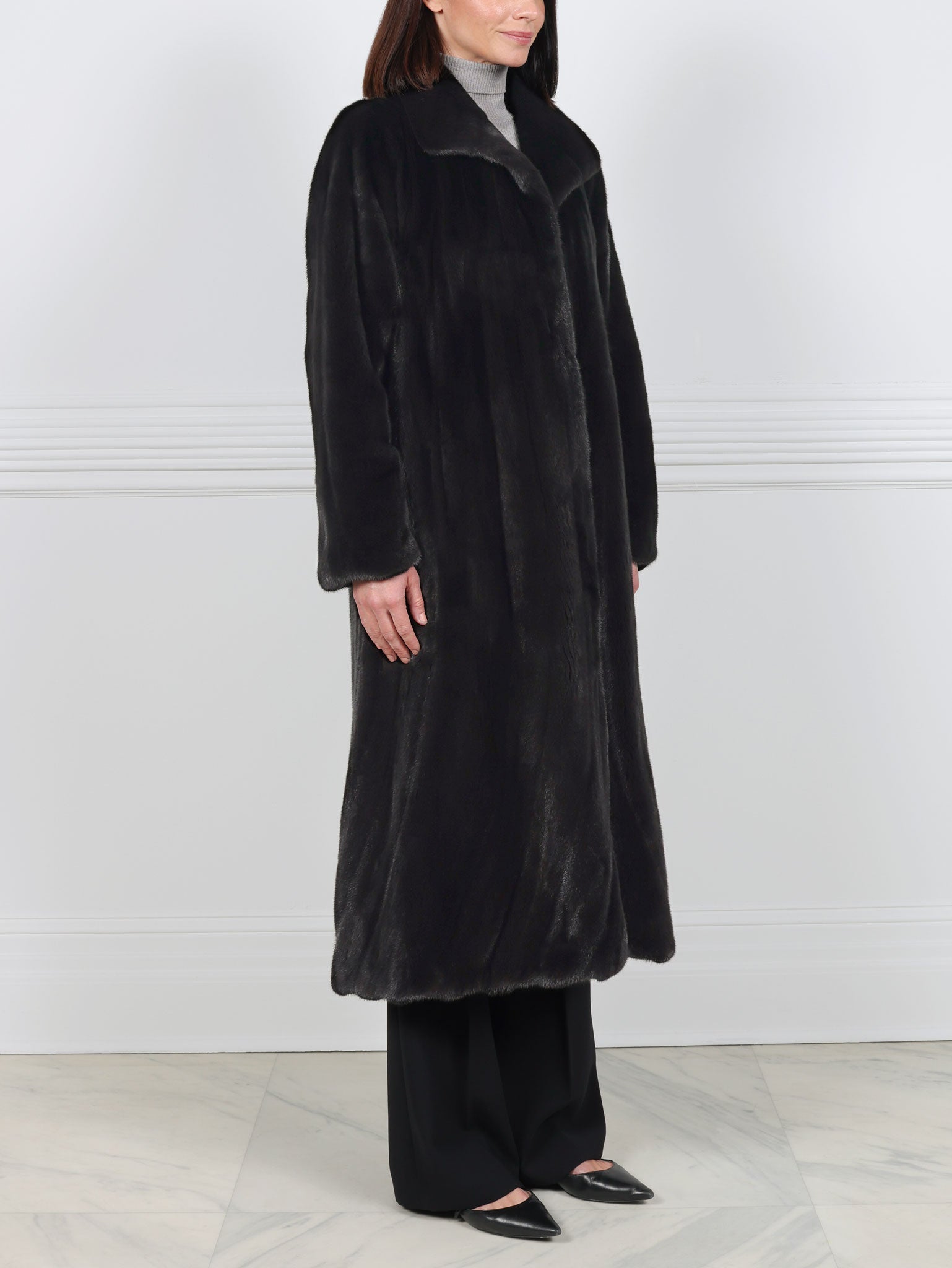 The Swirl Mink Fur Coat