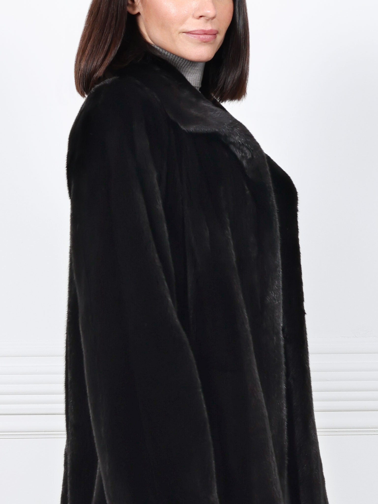 The Swirl Mink Fur Coat
