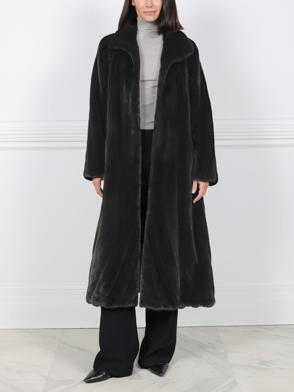 The Swirl Mink Fur Coat