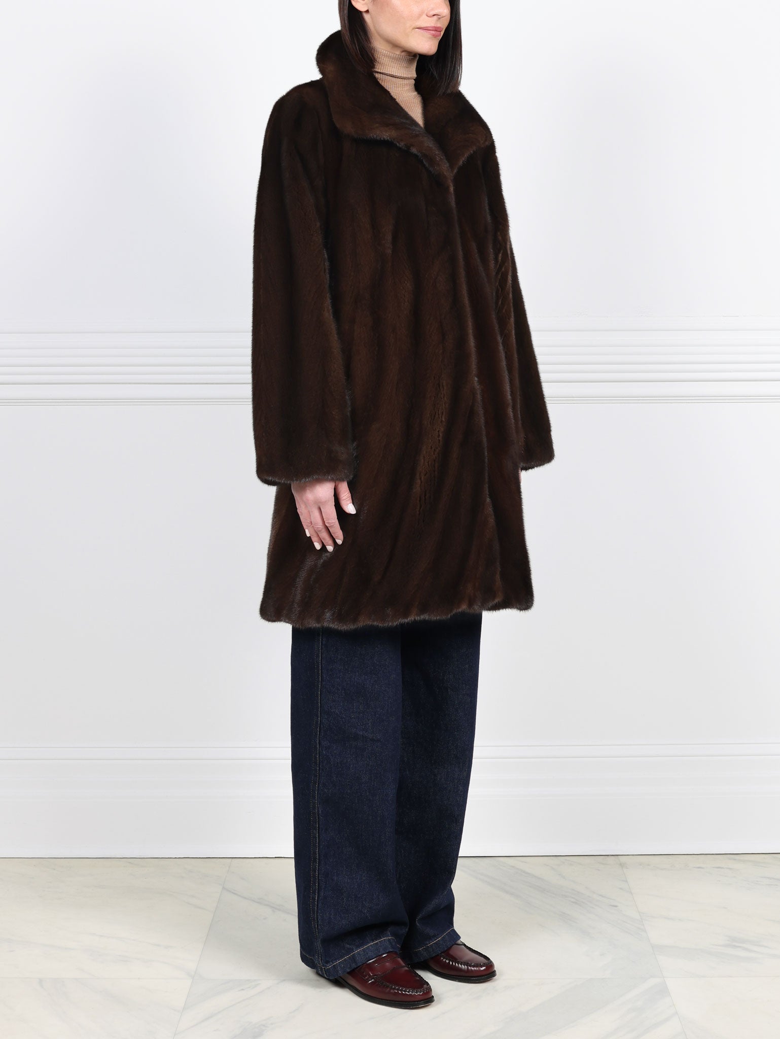 The Lena Mink Fur Coat