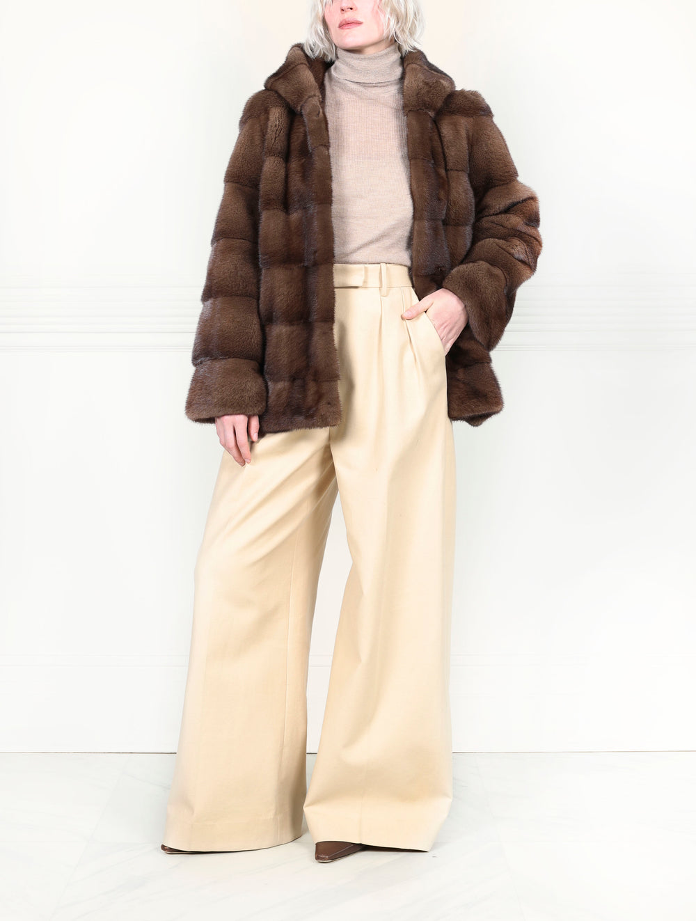 The Louanne Mink Jacket