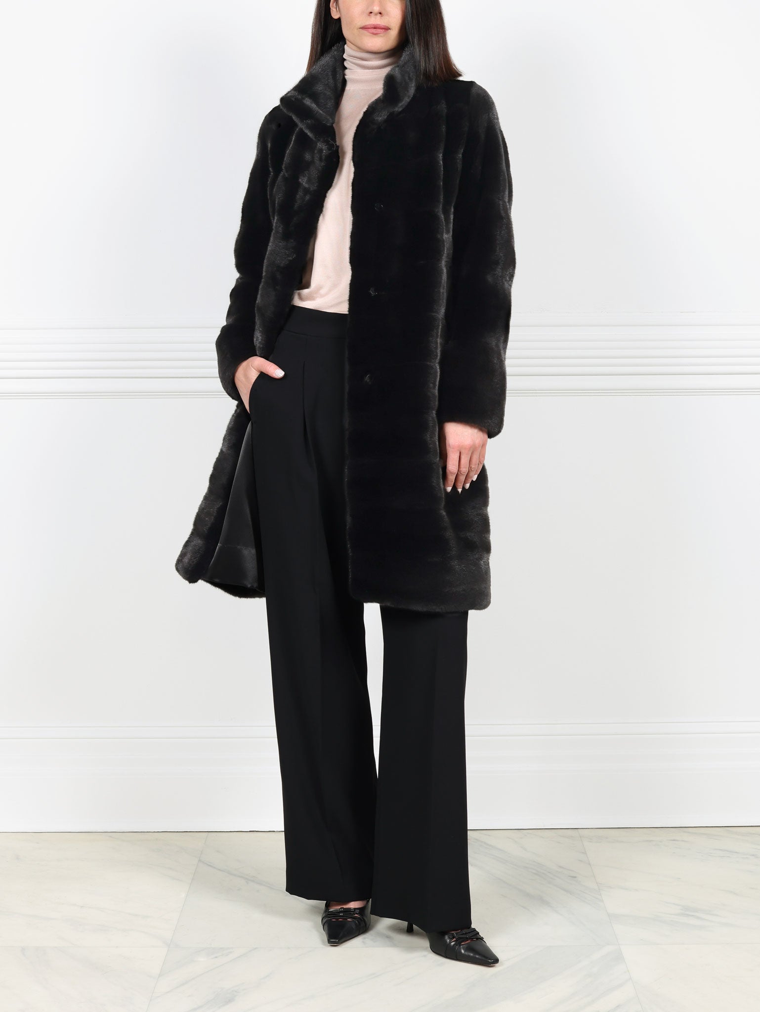 The Whitley Mink Fur Coat