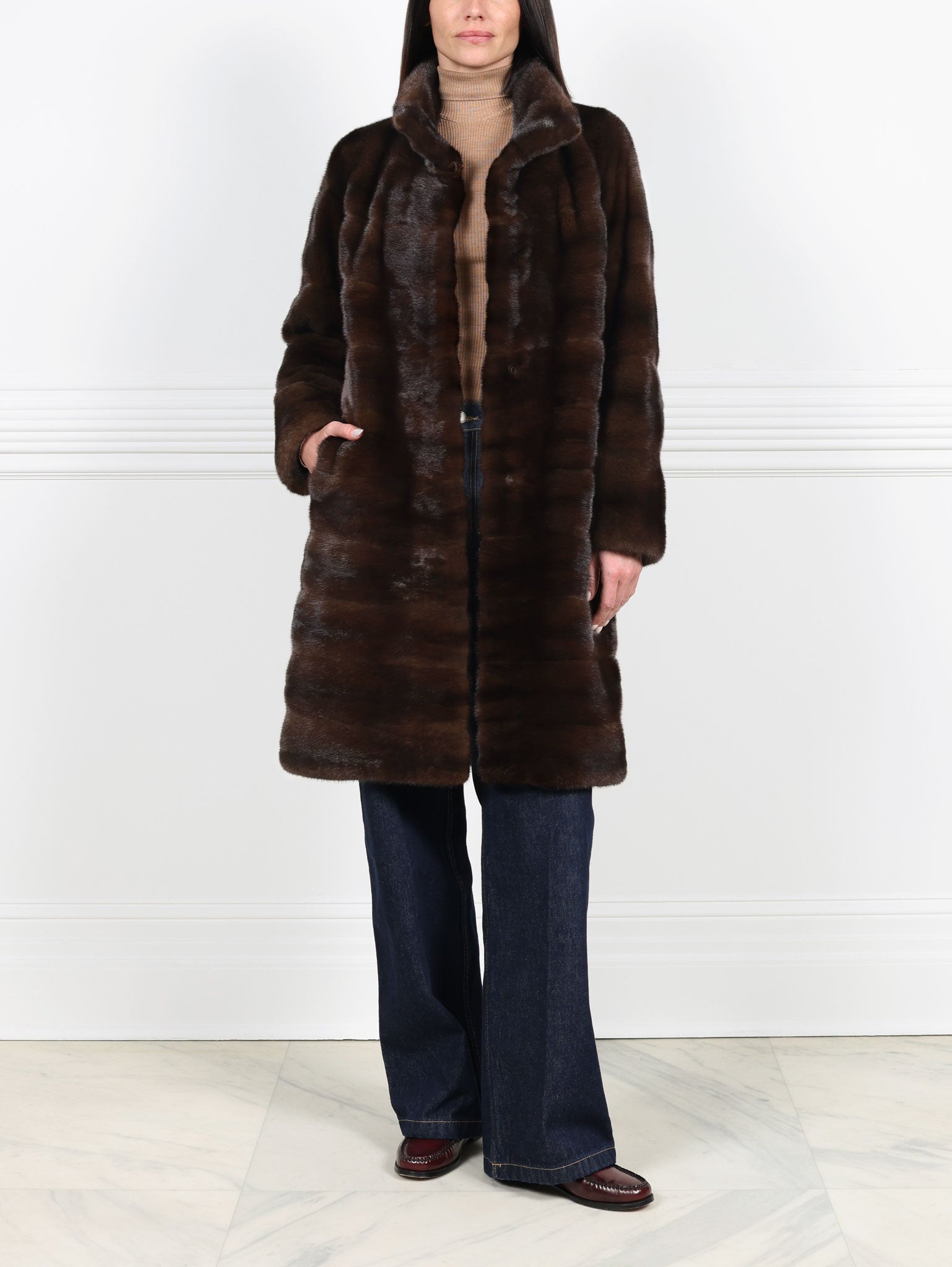 The Whitley Mink Fur Coat