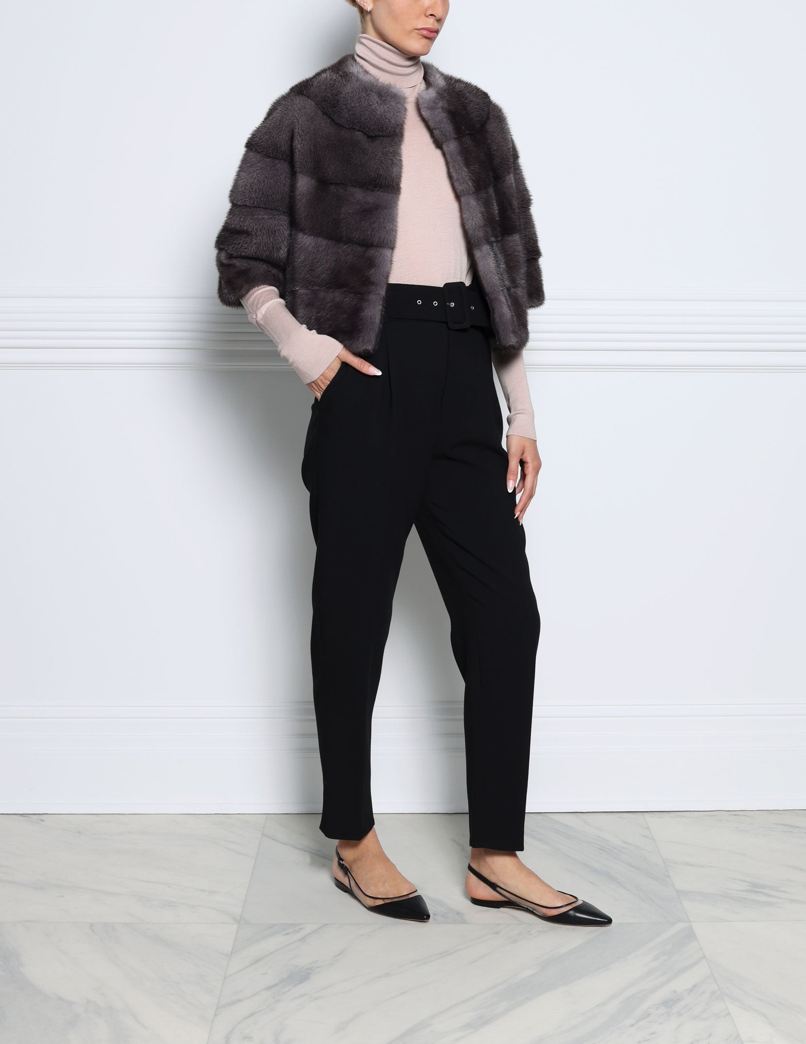 The Ieva Mink Fur Jacket