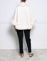 1801FC-CASHMERE-CAPE-FOX-TRIM-BACK-VIEW-