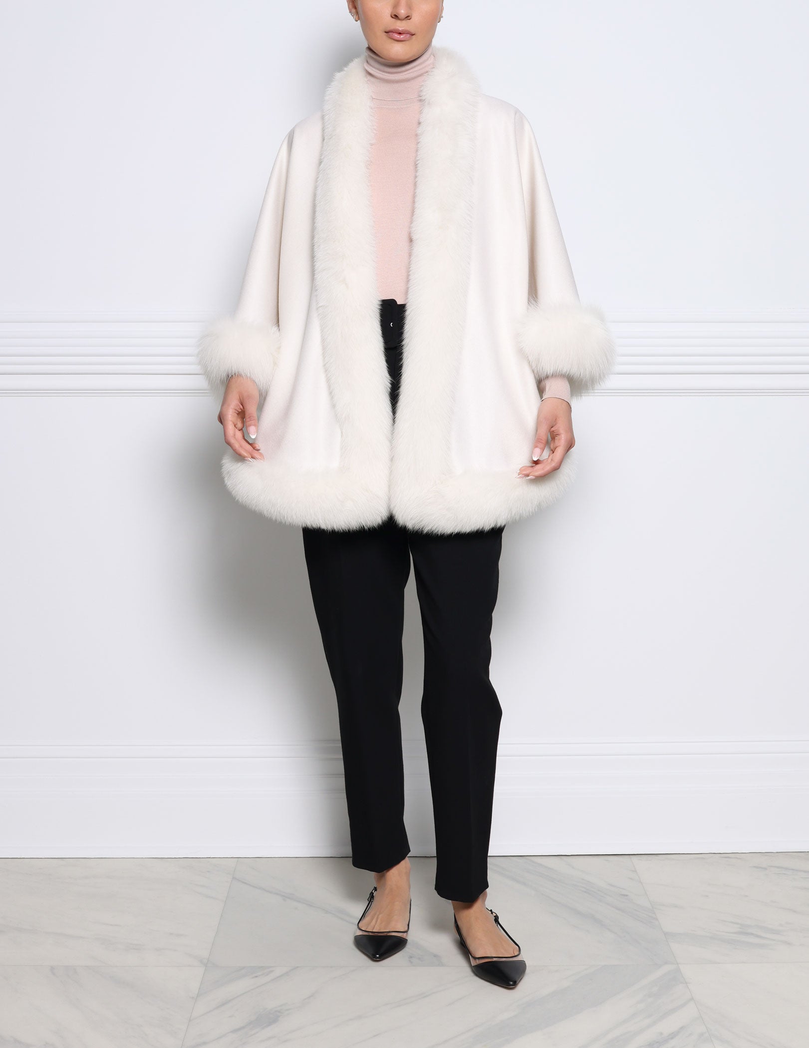 1801FC-CASHMERE-CAPE-FOX-TRIM-FRONT-VIEW-