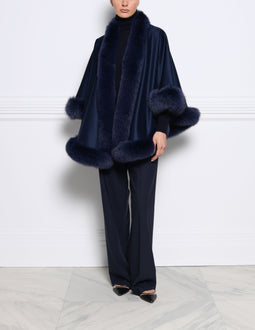 1801FC-NAVY-CASHMERE-CAPE-FOX-TRIM-