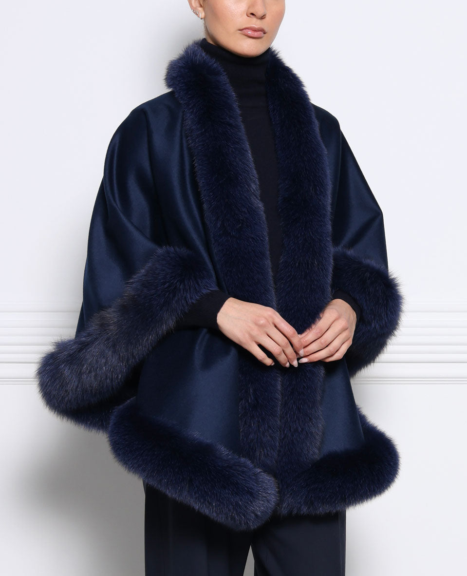 1801FC-NAVY-CASHMERE-CAPE-FOX-TRIM-