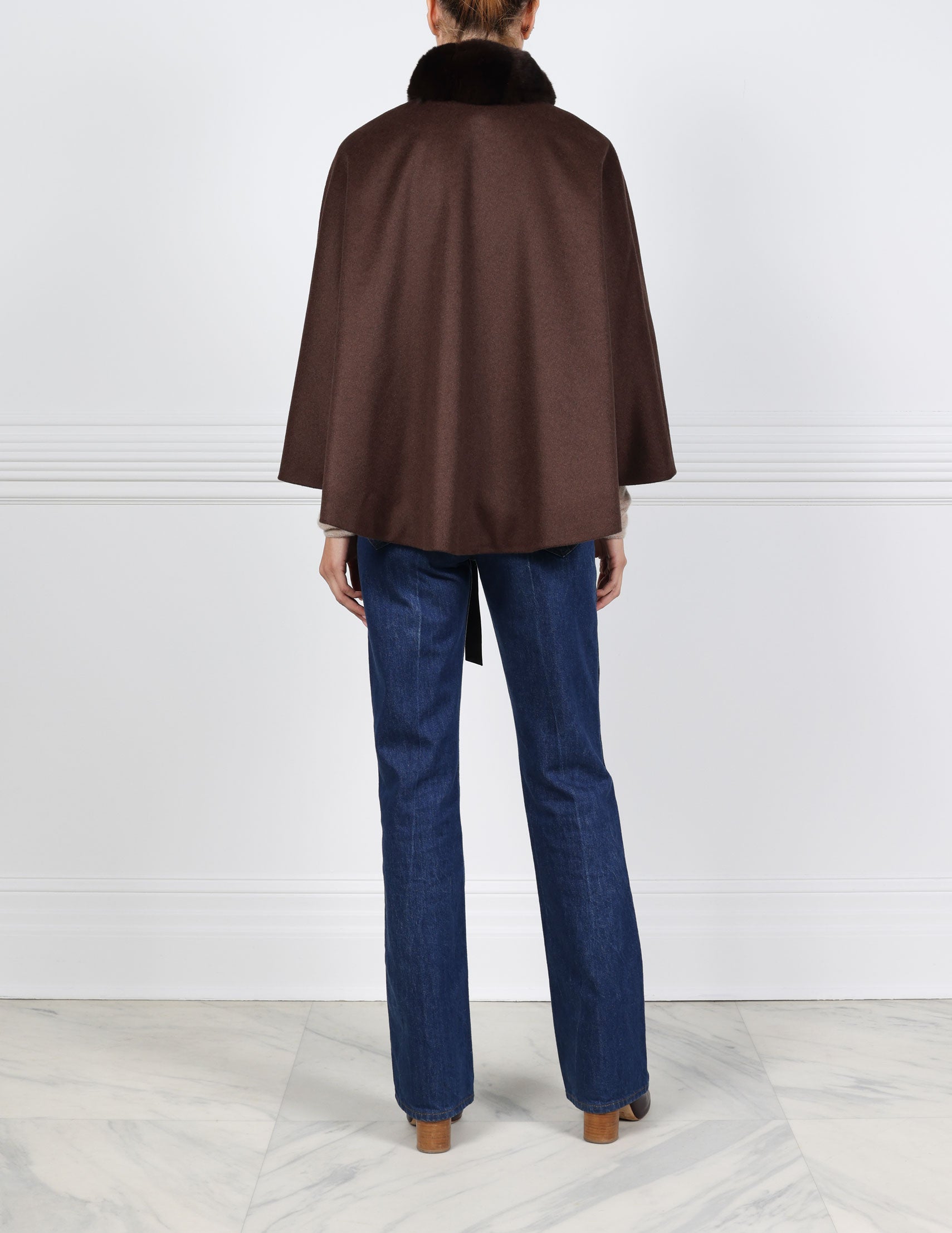 1823-BROWN-CASHMERE-BELTED-CAPE-CHINCHILLA-COLLAR-CASUAL