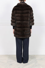 The Blake Horizontal Sable Coat