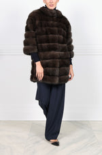 The Blake Horizontal Sable Coat