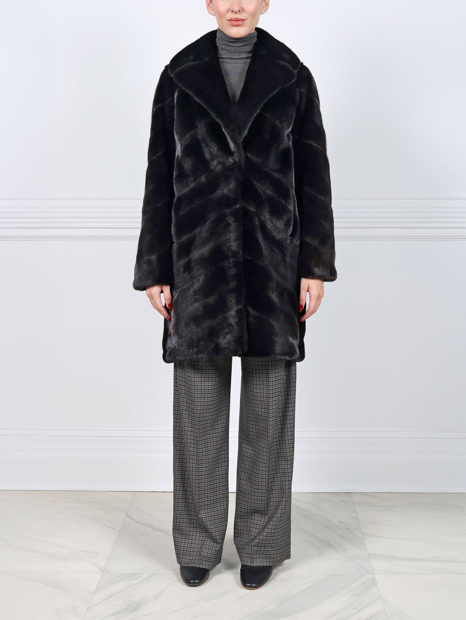 The Aiden Mink Fur Coat