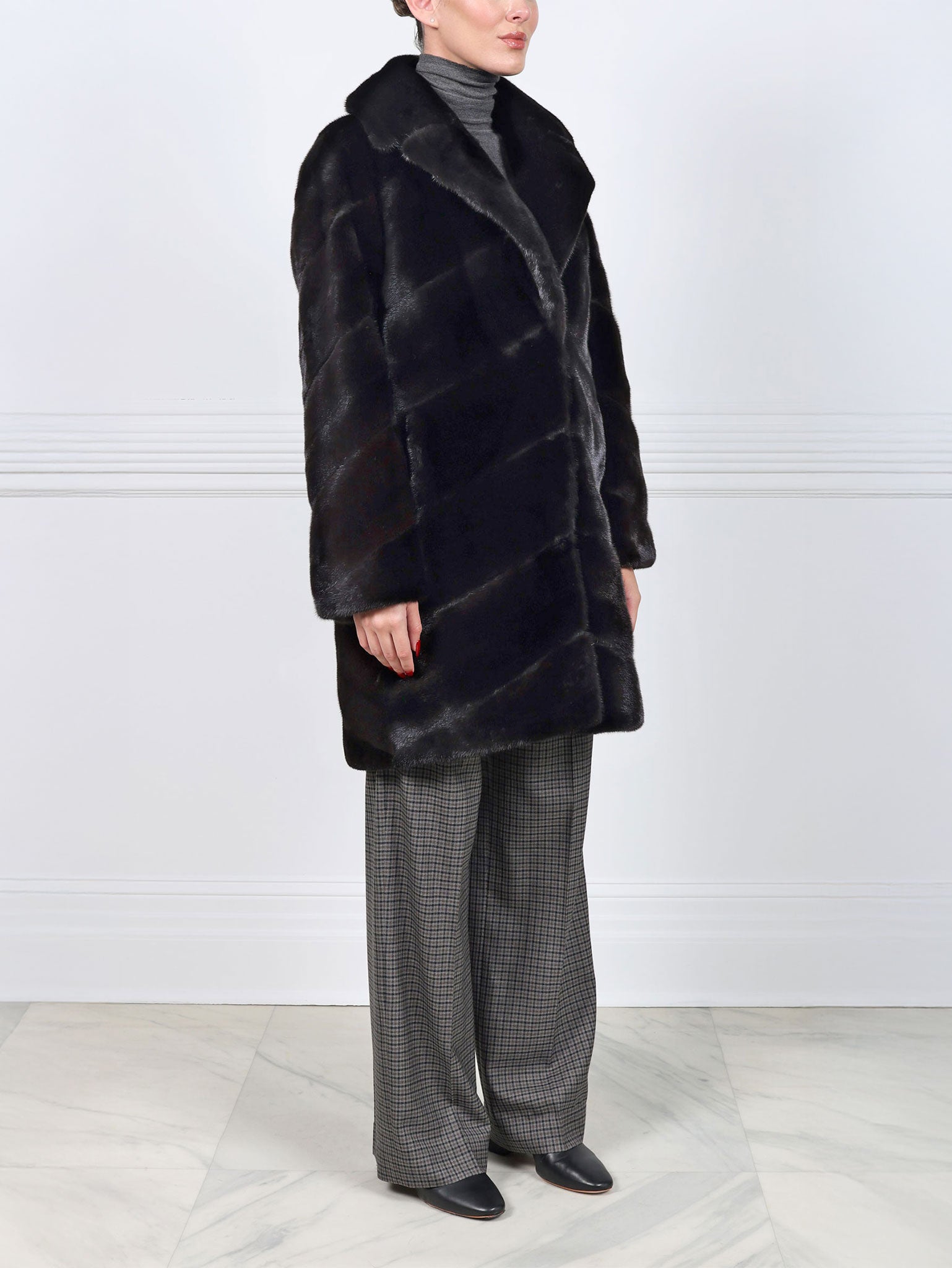 The Aiden Mink Fur Coat