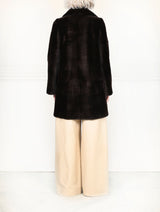The Corduroy Sheared Mink Coat